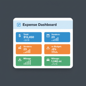 Expense dashboard