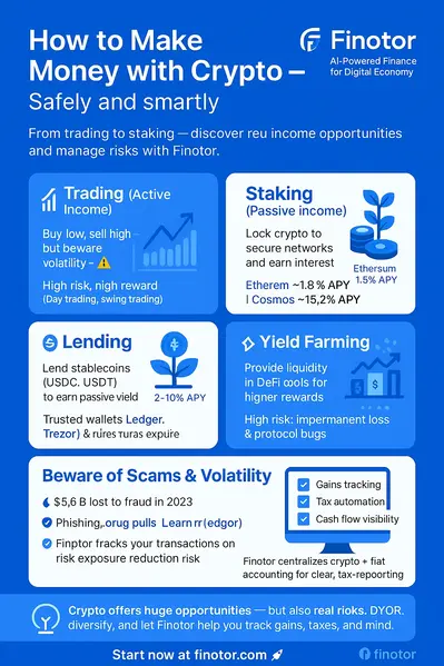 How to make money with cryptocurrency