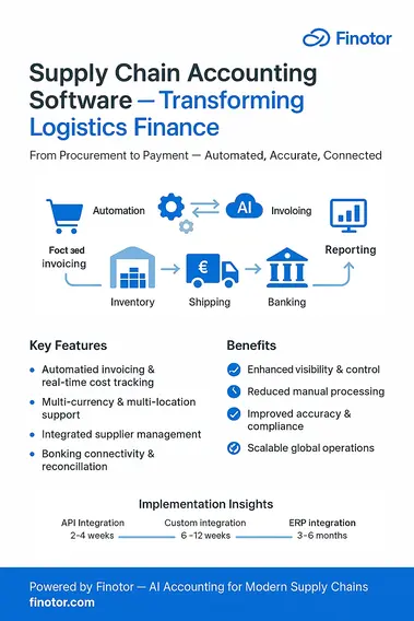 Supply chain accounting software