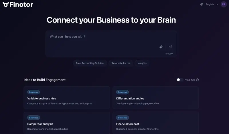 Home Finotor AI agent